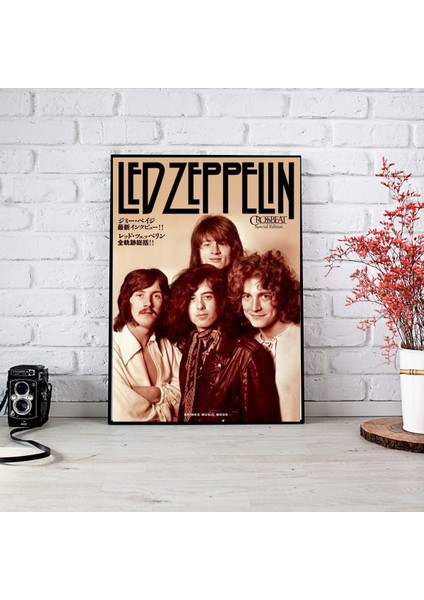 512 Art Design LED Zeppelin Müzik Afiş Duvar Poster 30 x 42 Çerçevesiz