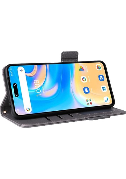 Umidigi G6 5g Cüzdan Için Flip Case Manyetik Kart Yuvaları Tutucu Pu Deri (Yurt Dışından)