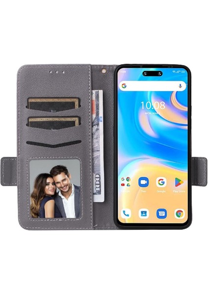 Umidigi G6 5g Cüzdan Için Flip Case Manyetik Kart Yuvaları Tutucu Pu Deri (Yurt Dışından)