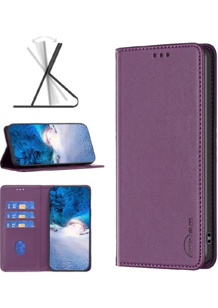 Huawei Mate 60 Için Flip Case Çok Renkli Pu Deri Manyetik Cüzdan Yuvası (Yurt Dışından)