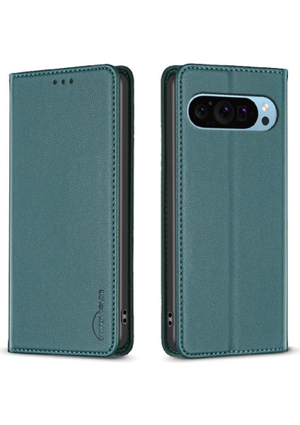 Google Piksel 9 Pu Deri Çoklu Kart Yuvası Çok Renkli Cüzdan Için Flip Case (Yurt Dışından)