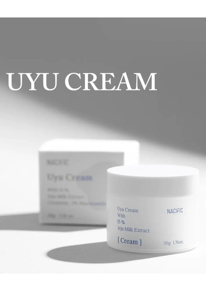 Uyu Cream - Jeju Sütü Içeren Nemlendirici Yüz Kremi 50ML