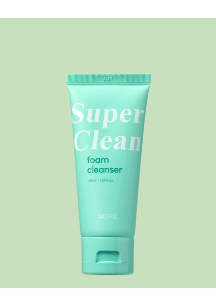 Super Clean Foam Cleanser 50ML - Yüz Temizleyici Köpük