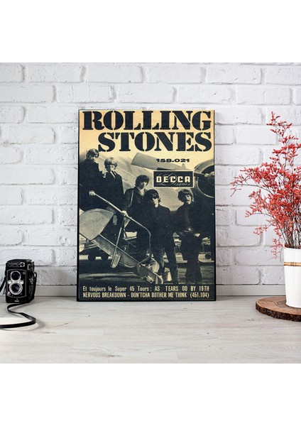 512 Art Design Rolling Stones Müzik Duvar Afiş Poster 30 x 42 Çerçevesiz