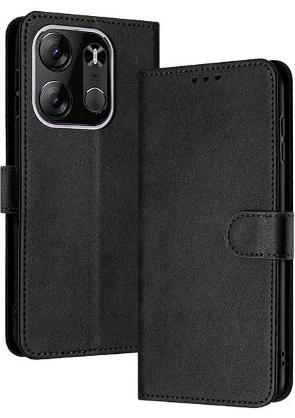 Tecno Spark Için Flip Case Kart Yuvası Kickstand Saf Renk Pu ile 2023 Gitmek (Yurt Dışından)