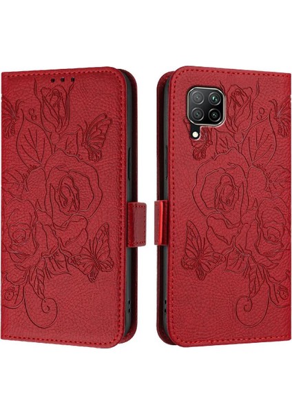 Kredi Kartı Yuvası Pu ile Huawei P40 Lite 4g Manyetik Cüzdan Için Kılıf (Yurt Dışından)