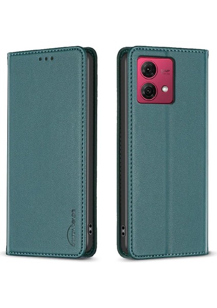 Motorola Moto G84 5g Iş Manyetik Cüzdan Pu Deri Için Flip Case (Yurt Dışından)