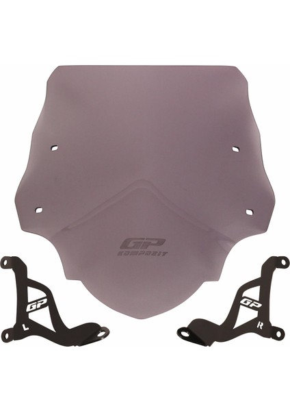 Aprilia Sr 125/160 2024 Uyumlu Kısa Ön Cam Füme 38 cm