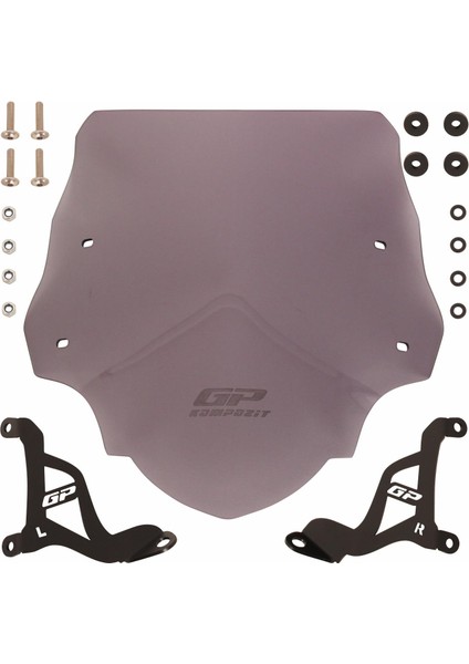 Aprilia Sr 125/160 2024 Uyumlu Kısa Ön Cam Füme 38 cm fırsatları