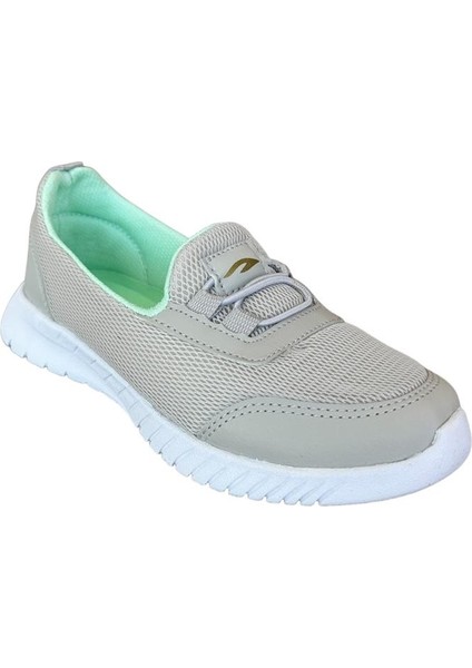 Akıllı Bağcıklı Çocuk Babet Ayakkabı BUZ - SU YEŞİLİ