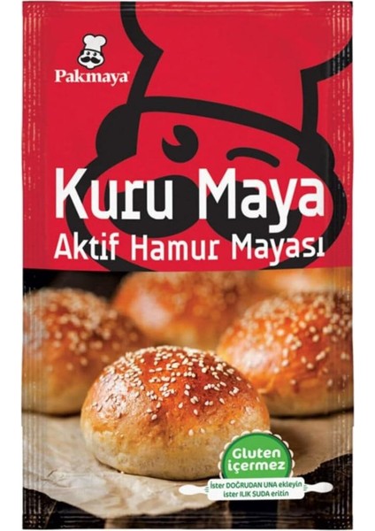 100 gr Kuru Aktif Hamur Mayası 40'lı