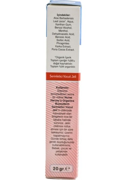 Organics Buzzyderm 20 Gr 2 Adet