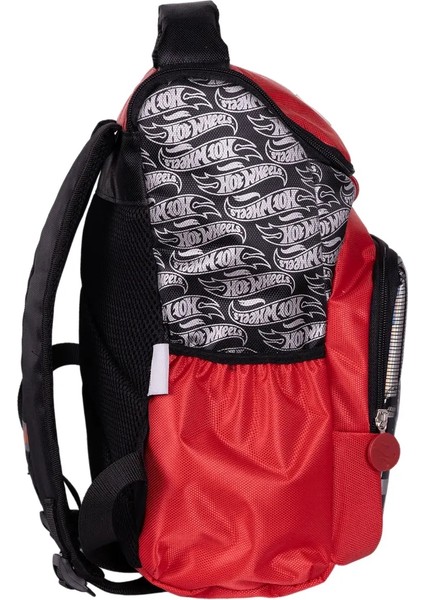 Hot Wheels Kabartmalı Desen Büyük Boy 2 Bölmeli Cepli Çocuk Okul Sırt Çantası Kırmızı fiyatları