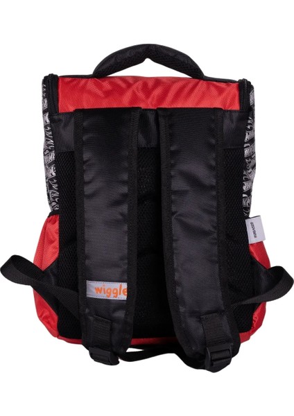 Hot Wheels Kabartmalı Desen Büyük Boy 2 Bölmeli Cepli Çocuk Okul Sırt Çantası Kırmızı modelleri