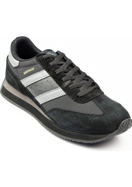 101 24985 Siyah Erkek Sneaker Ayakkabı