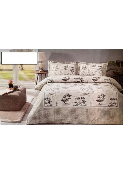 Toile De Jou Fitted Çift Kişilik Nevresim Takımı - Bej