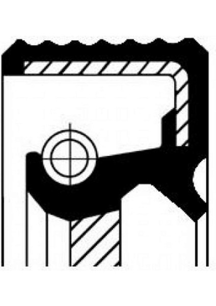 20015466B Ön Krank Keçesi Fiat Ducato 82 Citroen Cx Ii 82 C25 85 Peugeot J5 85 2.5d 90X75 12