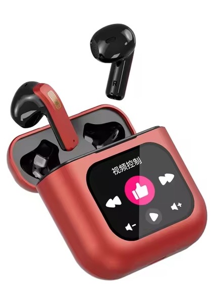 K1 Pink Anc Enc Destekli Dokunmatik Ekranlı Bluetooth Kulaklık Pembe