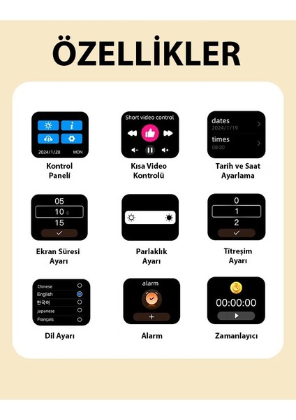 K1 Pink Anc Enc Destekli Dokunmatik Ekranlı Bluetooth Kulaklık Pembe