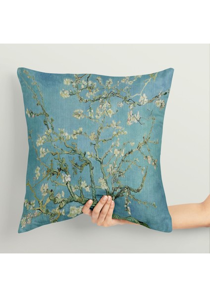 Almond Blossoms Çift Taraflı Kırlent Kılıfı 2 Adet