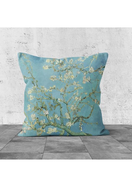 Almond Blossoms Çift Taraflı Kırlent Kılıfı 2 Adet