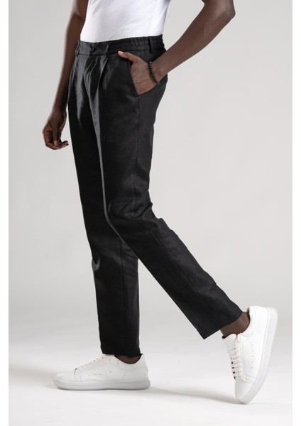 Regular Fit Yarım Astarlı %100 Linen (Keten) Kumaş Takım Elbise