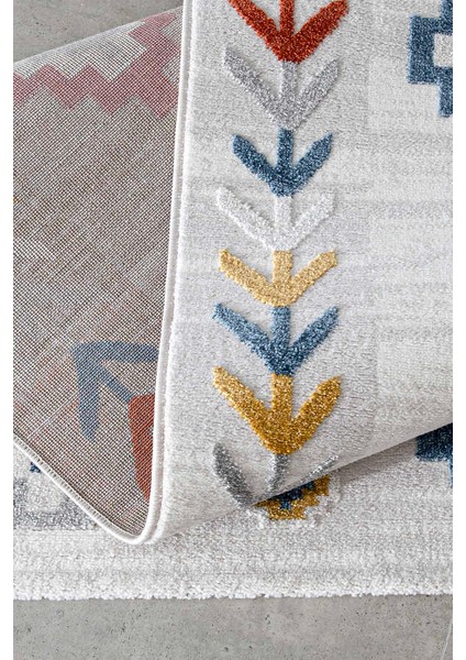 Roma Beyaz Halı Yumuşak Oturma Odası Salon Çocuk Odası Mutfak Halısı F368B fırsatları