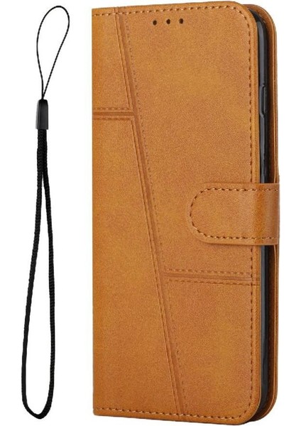 Samsung Galaxy S24 Fe Kart Ekleme Kickstand Pu Deri Için Flip Case (Yurt Dışından)