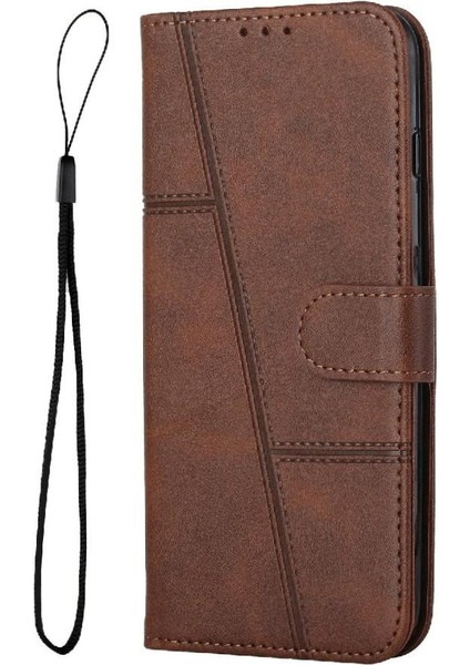 Samsung Galaxy S24 Fe Kart Ekleme Kickstand Pu Deri Için Flip Case (Yurt Dışından)