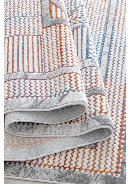 Paradise Beyaz Mavi Halı Yumuşak Oturma Odası Salon Çocuk Odası Mutfak Halısı M0146 indirimleri