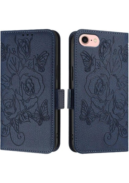 Kredi Kartı Yuvası Manyetik Cüzdan Pu Deri ile IPhone Se 4 2024 Için Kılıf (Yurt Dışından)