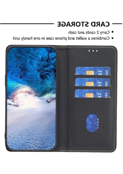 Xiaomi Redmi Not 12 Için Flip Case 5g Manyetik Cüzdan Çok Renkli Pu Yuvası (Yurt Dışından)