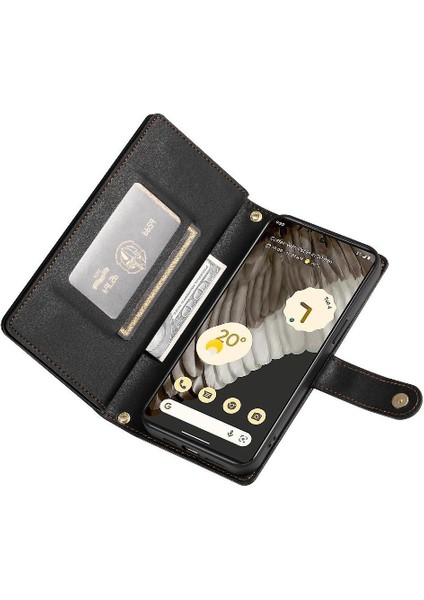 Google Piksel 7 Pro Çok Fonksiyonlu Kart Yuvaları Bilek Kayışı Için Flip Case (Yurt Dışından) indirimleri