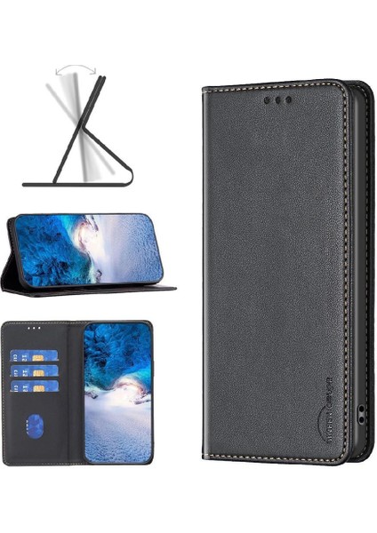 Xiaomi Redmi Not 12 Için Flip Case Pro Artı Pu Deri Manyetik Cüzdan (Yurt Dışından)