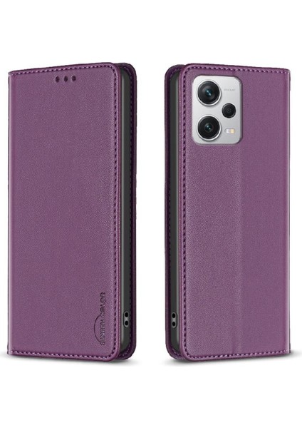 Xiaomi Redmi Not 12 Için Flip Case Pro Artı Pu Deri Manyetik Cüzdan (Yurt Dışından)