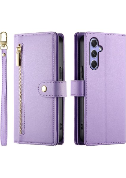Samsung Galaxy A54 5g Bilek Kayışı Cüzdan Bölmesi Kartı Için Flip Case (Yurt Dışından)