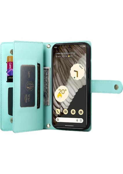 Google Piksel 7 Pro Çok Fonksiyonlu Kart Yuvaları Bilek Kayışı Için Flip Case (Yurt Dışından) fırsatları