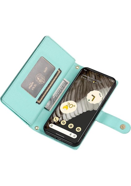 Google Piksel 7 Pro Çok Fonksiyonlu Kart Yuvaları Bilek Kayışı Için Flip Case (Yurt Dışından) indirimleri