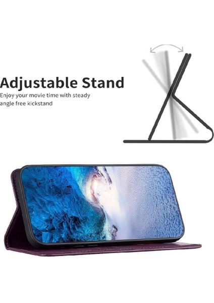 Xiaomi Redmi Not 12 Için Flip Case Pro Artı Pu Deri Manyetik Cüzdan (Yurt Dışından)