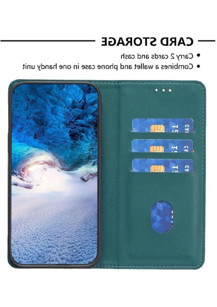 Xiaomi Redmi Not 12 Için Flip Case 5g Manyetik Cüzdan Çok Renkli Pu Yuvası (Yurt Dışından)