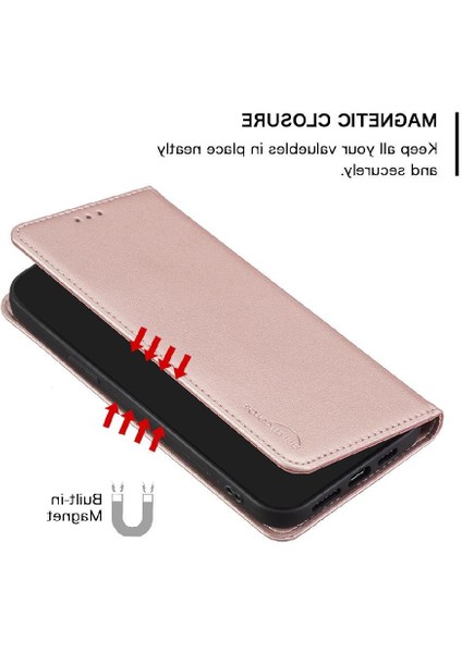 Xiaomi Redmi Not 12 Için Flip Case 5g Manyetik Cüzdan Çok Renkli Pu Yuvası (Yurt Dışından)