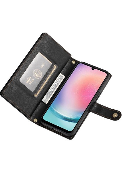 Samsung Galaxy A24 4g Bilek Kayışı Kickstand Için Flip Case Çok Fonksiyonlu (Yurt Dışından) fırsatları