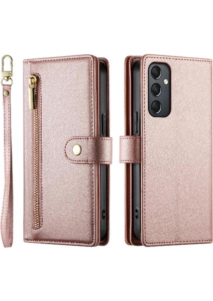 Samsung Galaxy A24 4g Bilek Kayışı Kickstand Için Flip Case Çok Fonksiyonlu (Yurt Dışından)