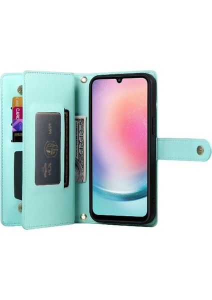 Samsung Galaxy A24 4g Bilek Kayışı Kickstand Için Flip Case Çok Fonksiyonlu (Yurt Dışından) indirimleri