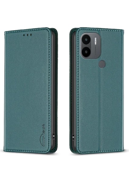 Xiaomi Redmi A2 Için Flip Case Pu Deri Iş Manyetik Cüzdan Yuvası (Yurt Dışından)