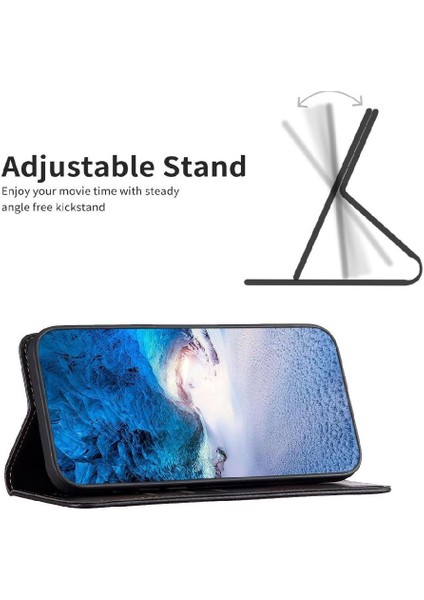 Xiaomi Redmi A2 Için Flip Case Pu Deri Iş Manyetik Cüzdan Yuvası (Yurt Dışından)