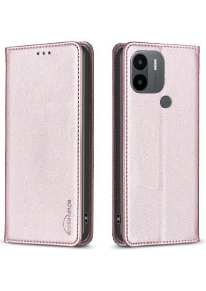 Xiaomi Redmi A2 Için Flip Case Pu Deri Iş Manyetik Cüzdan Yuvası (Yurt Dışından)