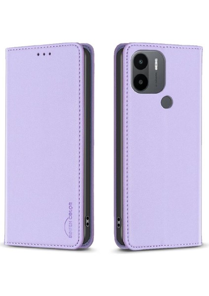 Xiaomi Redmi A2 Için Flip Case Pu Deri Iş Manyetik Cüzdan Yuvası (Yurt Dışından)