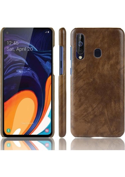 Samsung Galaxy A60 Için Retro DURUMDA/M40 Lychee Desen Uyumluluk Anti (Yurt Dışından)