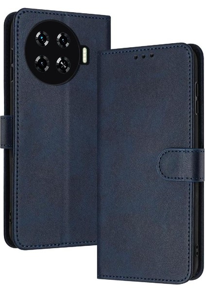 Tecno Spark Için Flip Case 20 Pro Artı Kart Yuvası ile 4g Pu Deri (Yurt Dışından)